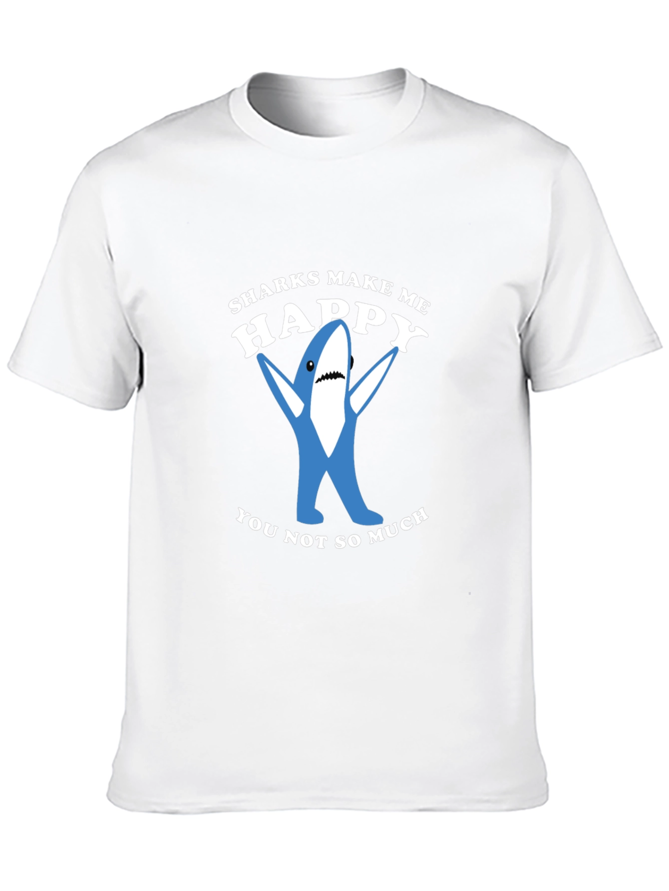 Sharks Make Me Happy Graphic Tee