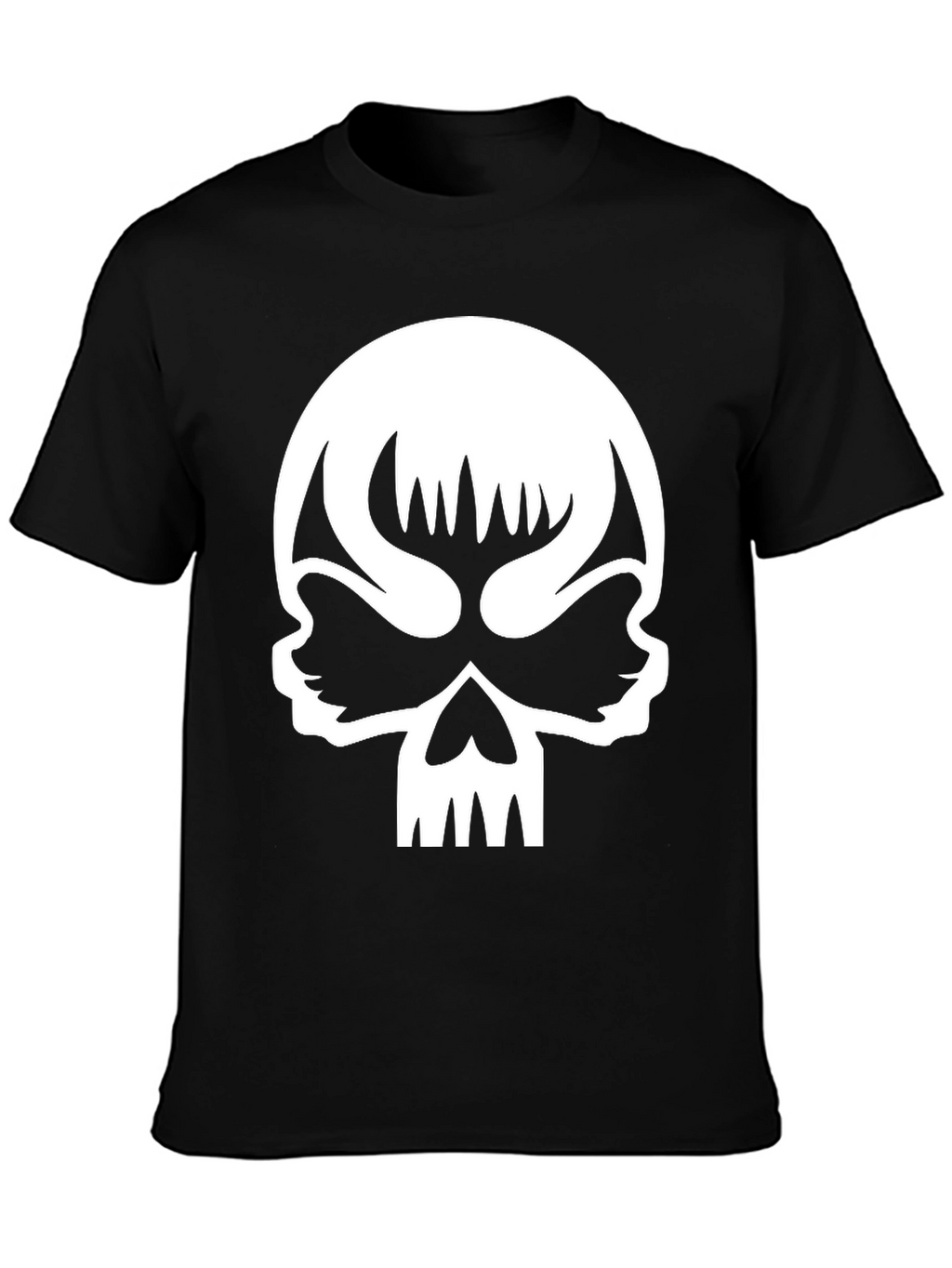 Skull Graphic Black T-Shirt - Unique Design