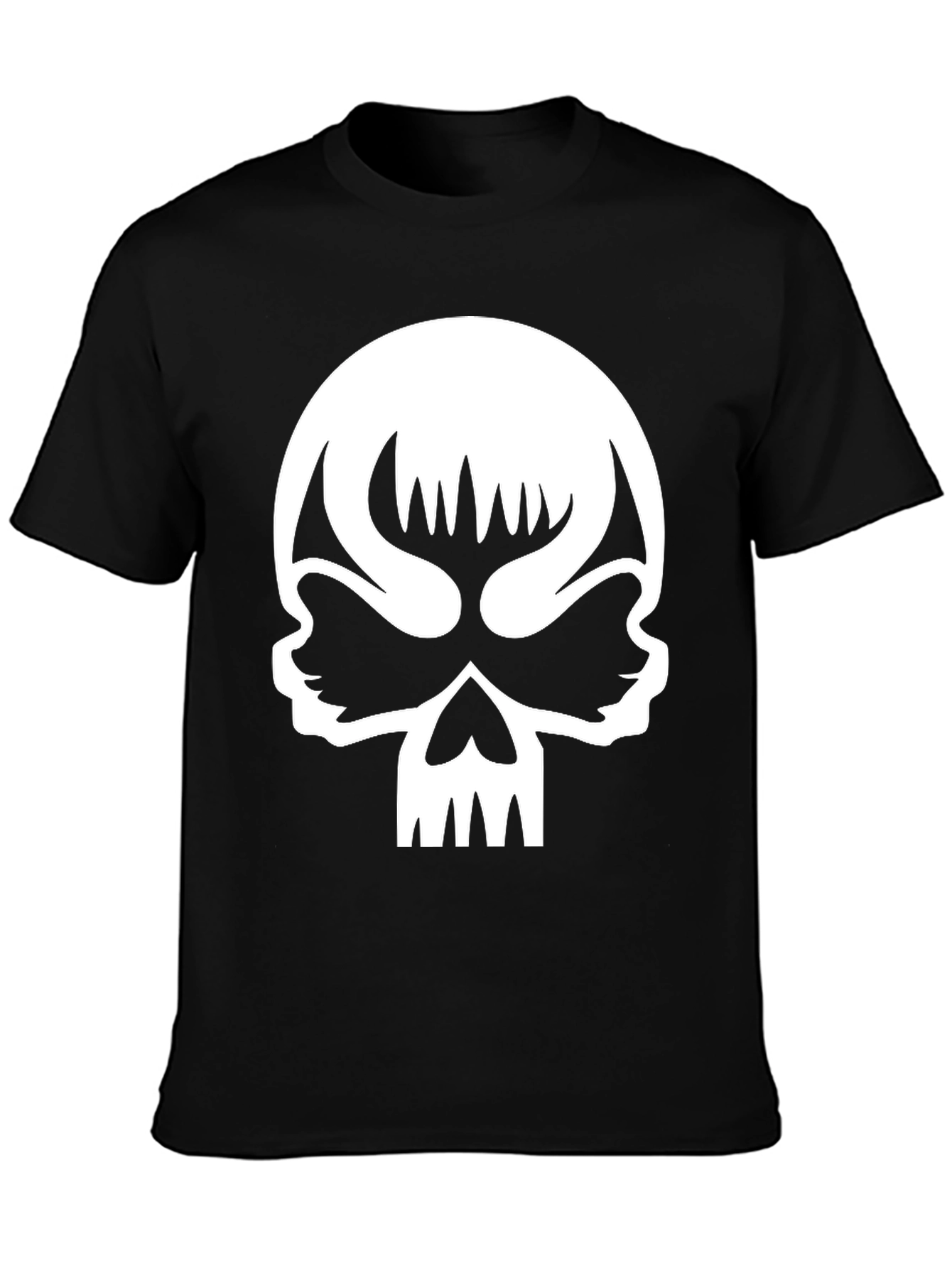 Skull Graphic Black T-Shirt - Unique Design