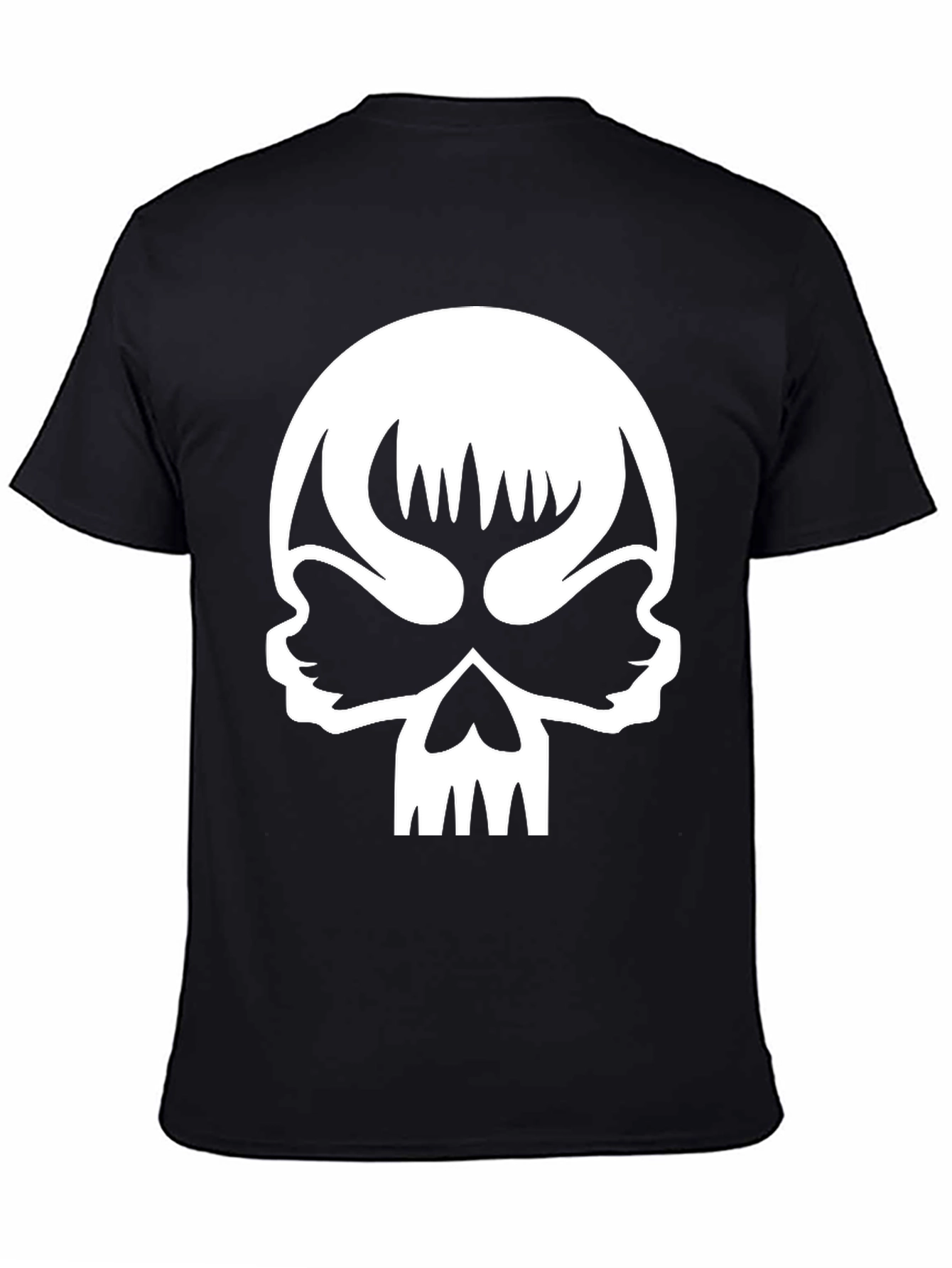 Skull Graphic Black T-Shirt - Unique Design