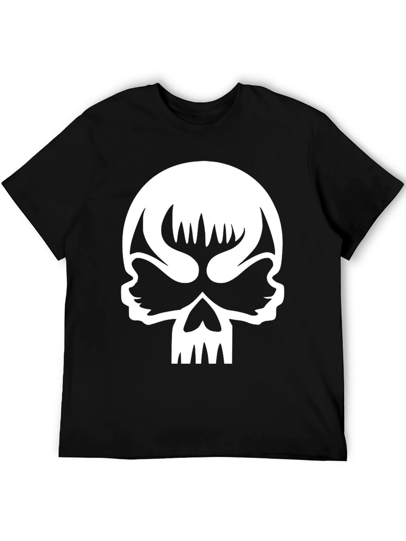 Skull Graphic Black T-Shirt - Unique Design