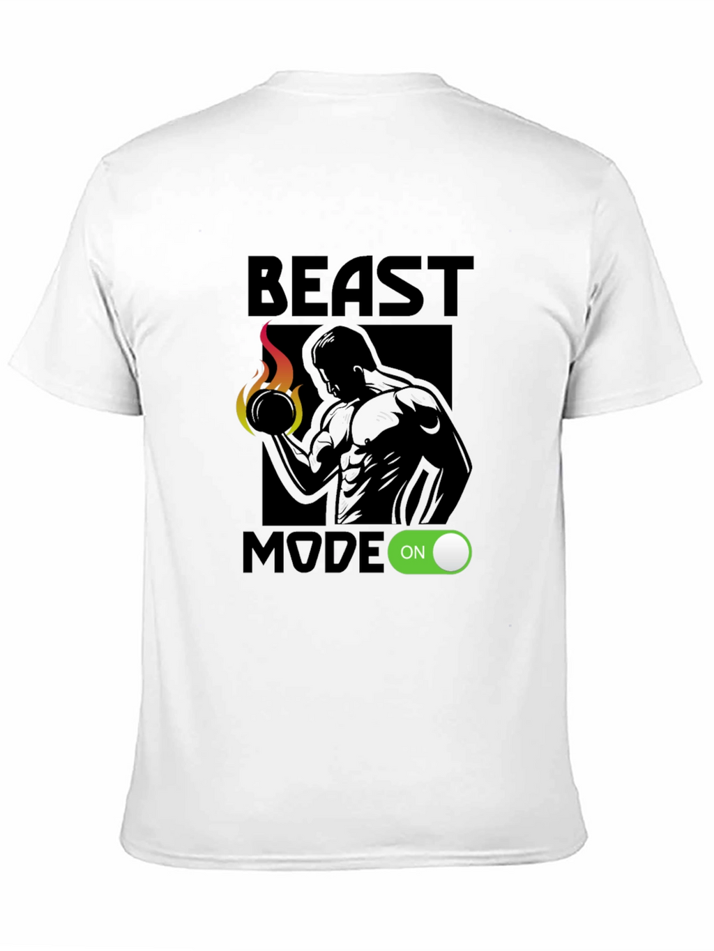 Beast Mode On Graphic T-Shirt - Black