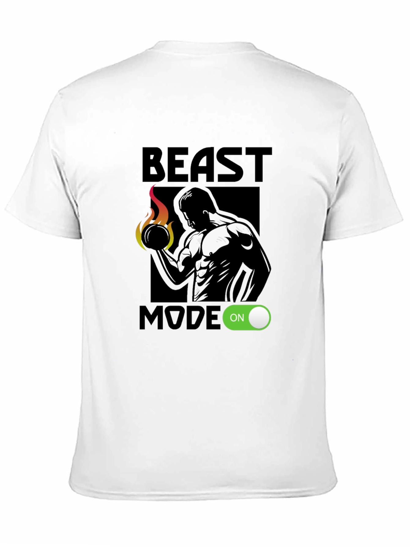 Beast Mode On Graphic T-Shirt - Black