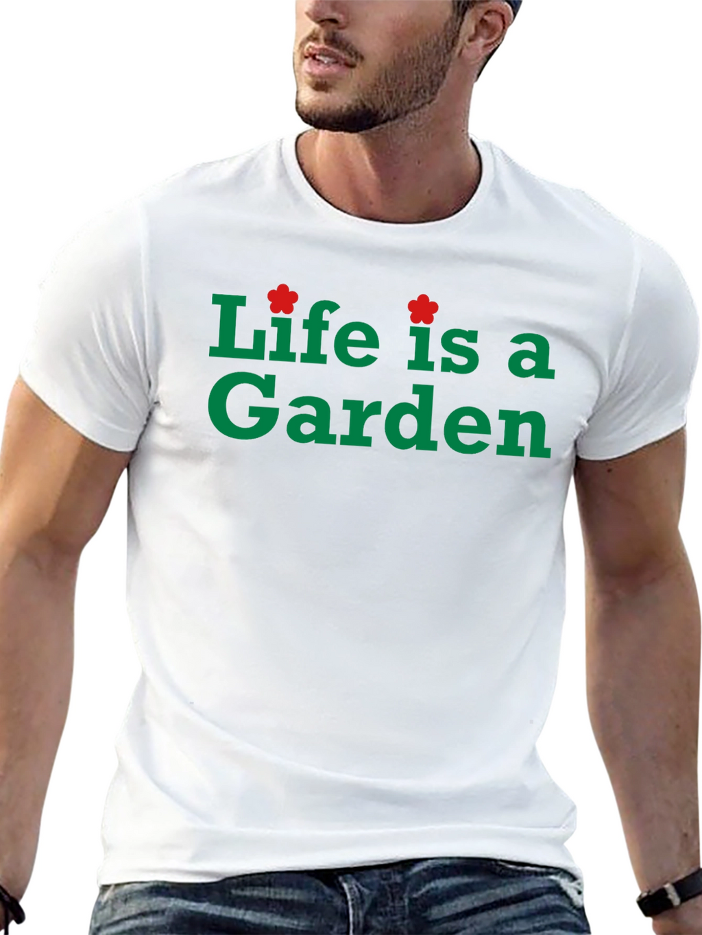 Life is a Garden Black T-Shirt