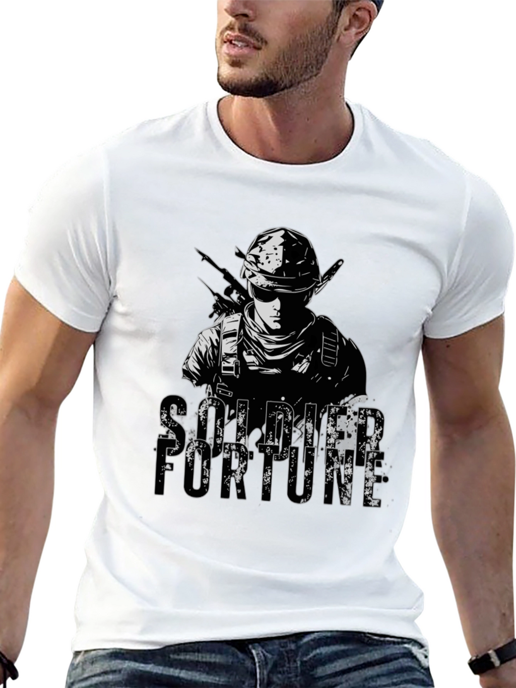 Soldier Fortune T-Shirt - Military Graphic Tee
