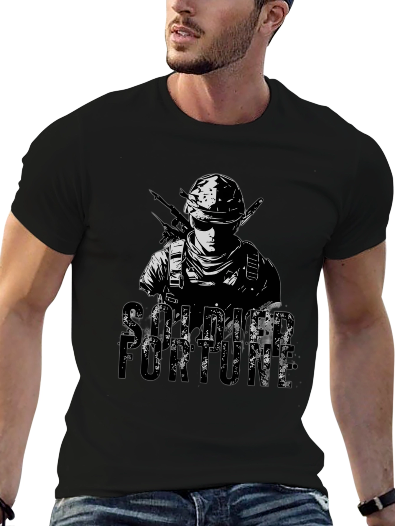 Soldier Fortune T-Shirt - Military Graphic Tee