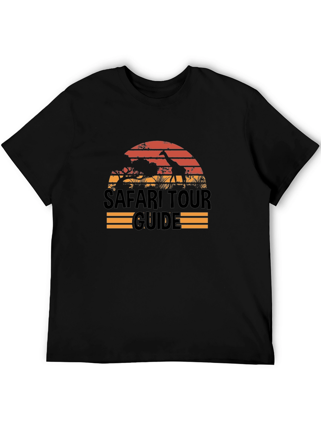 Safari Tour Guide T-Shirt - Black