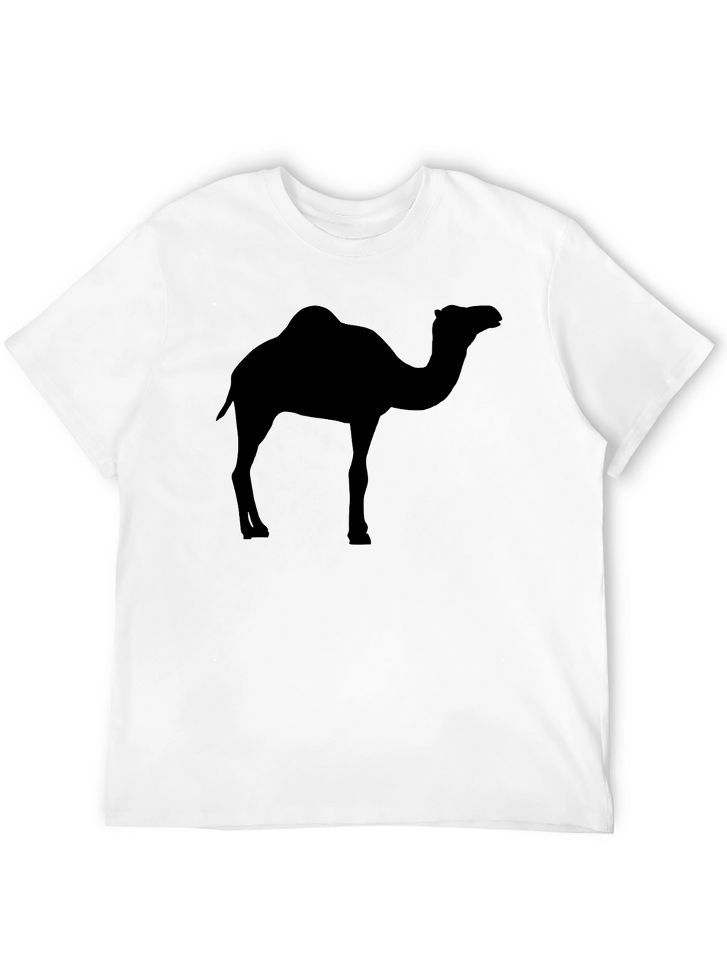 Mens Black Camel Silhouette Graphic Tee