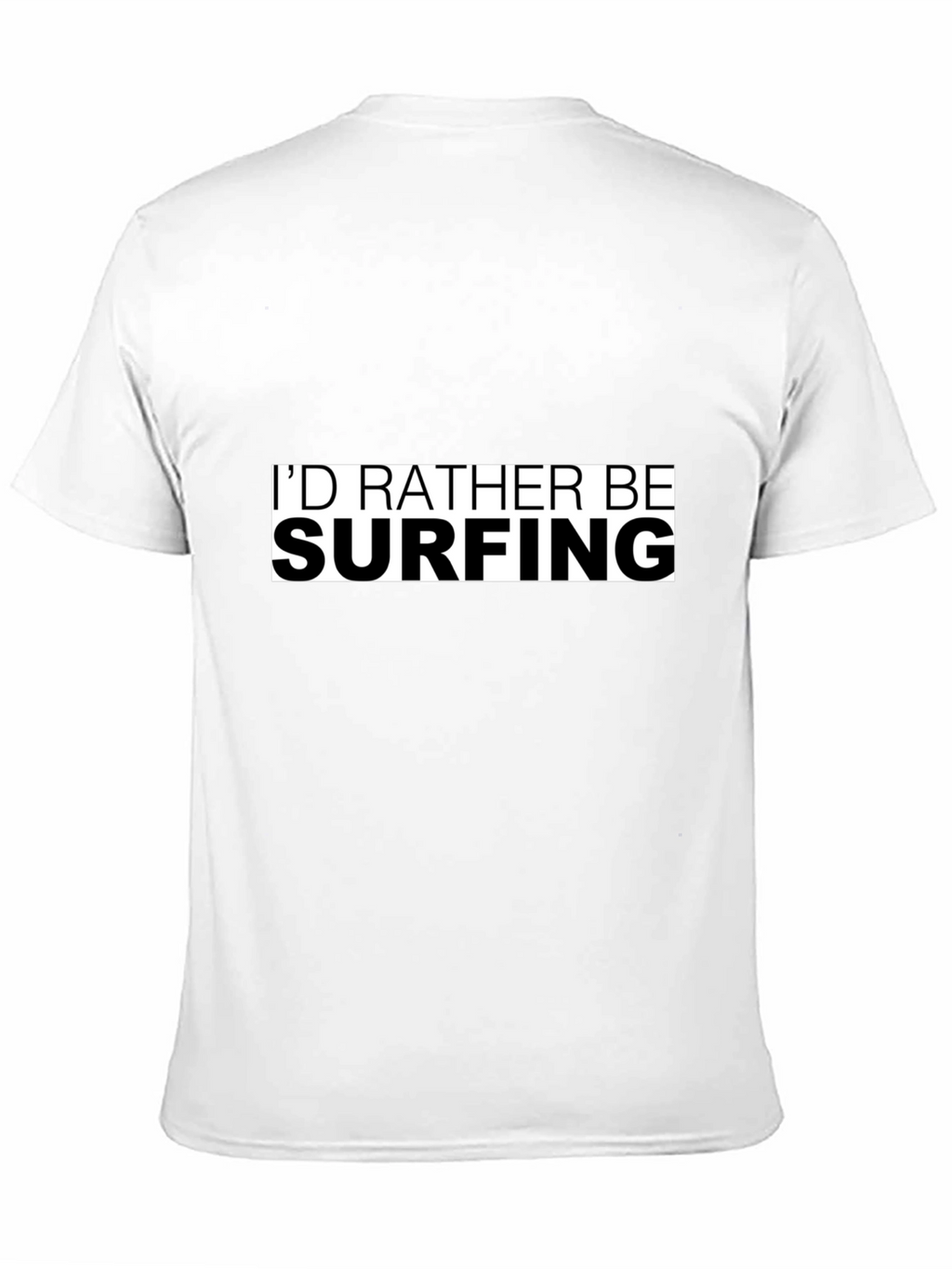 Id Rather Be Surfing T-Shirt - Black