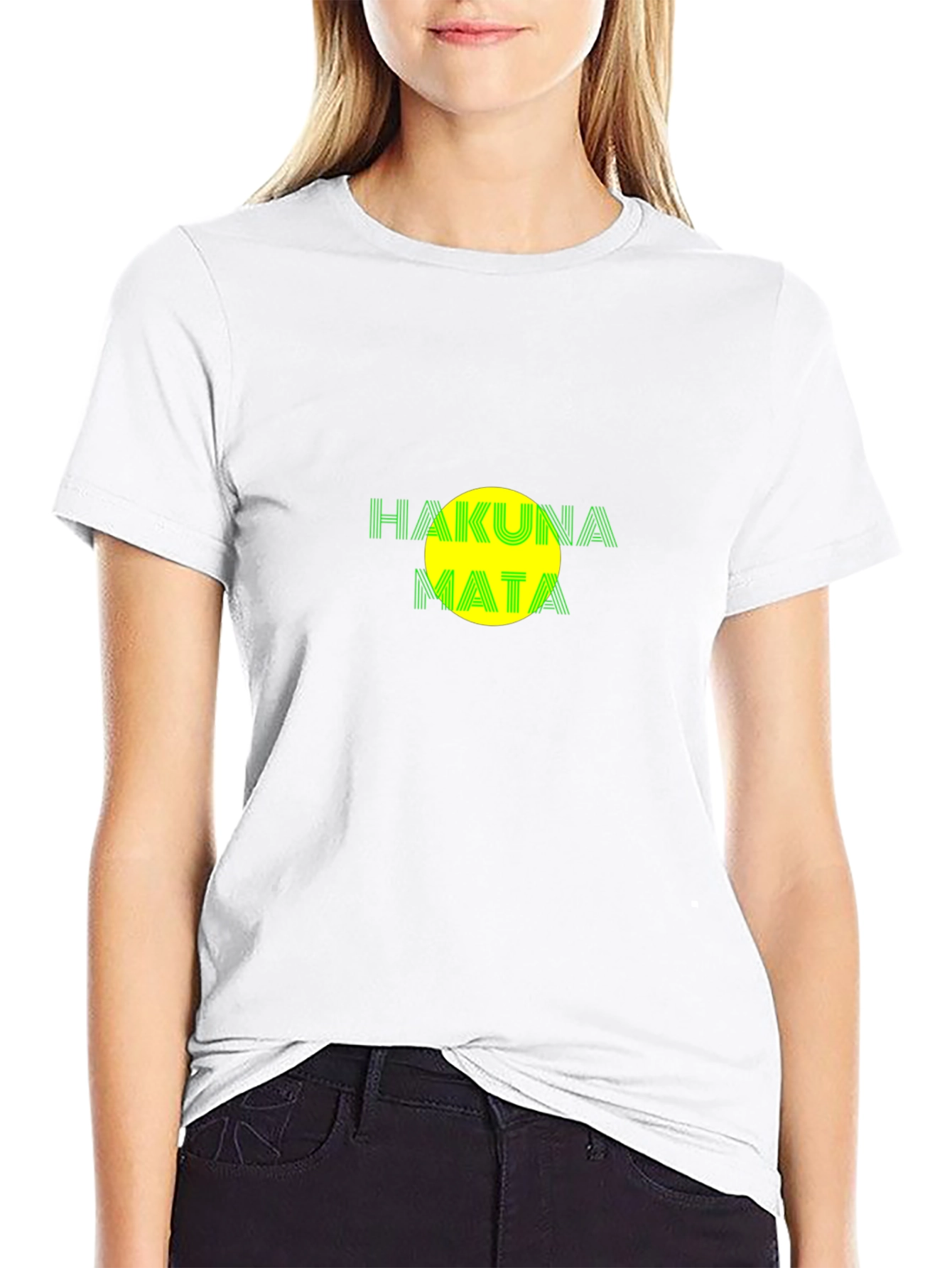 Hakuna Matata Graphic T-Shirt - Black