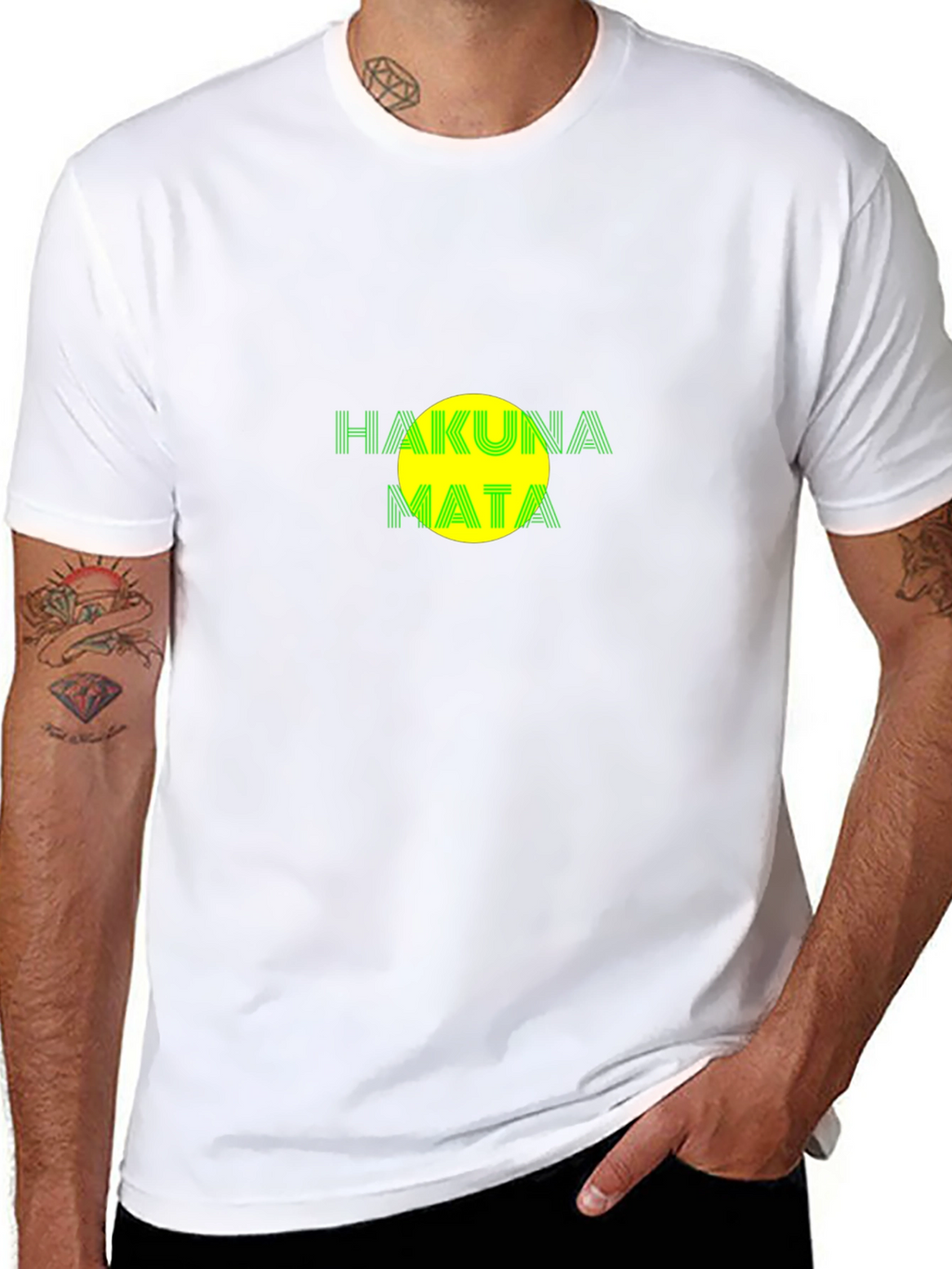 Hakuna Matata Graphic T-Shirt - Black
