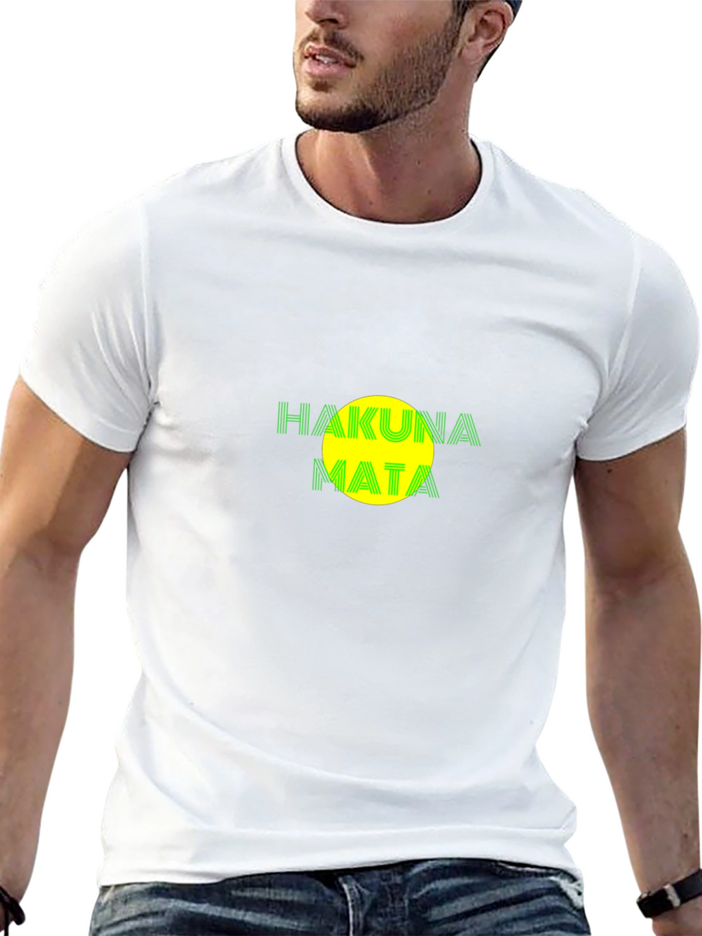 Hakuna Matata Graphic T-Shirt - Black