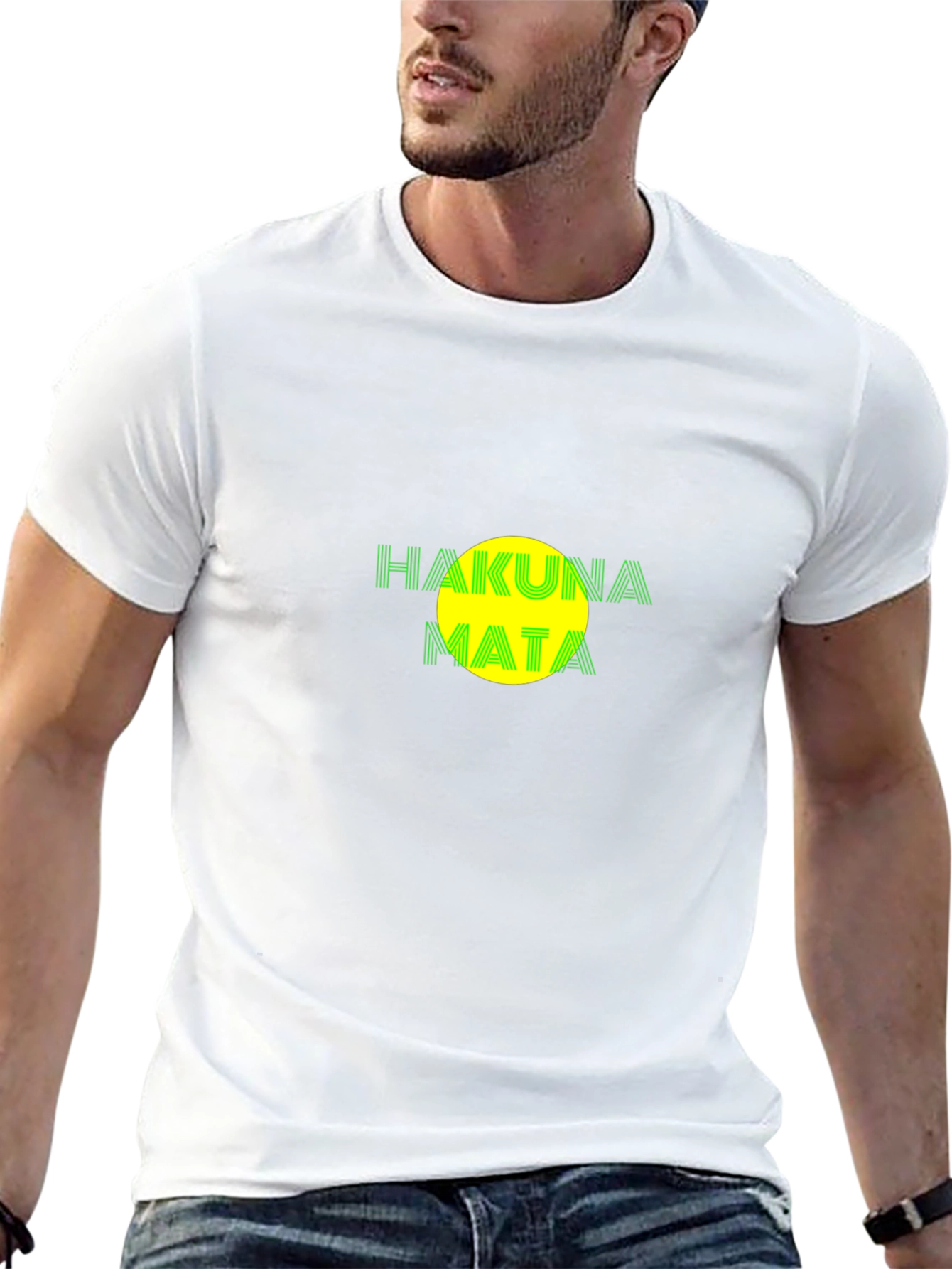 Hakuna Matata Graphic T-Shirt - Black