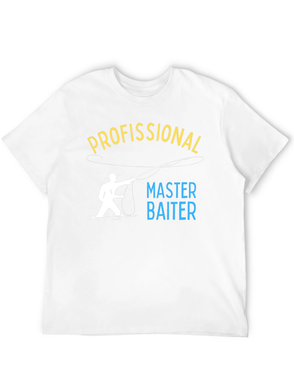 Profissional Master Baiter T-Shirt Funny Fishing Tee
