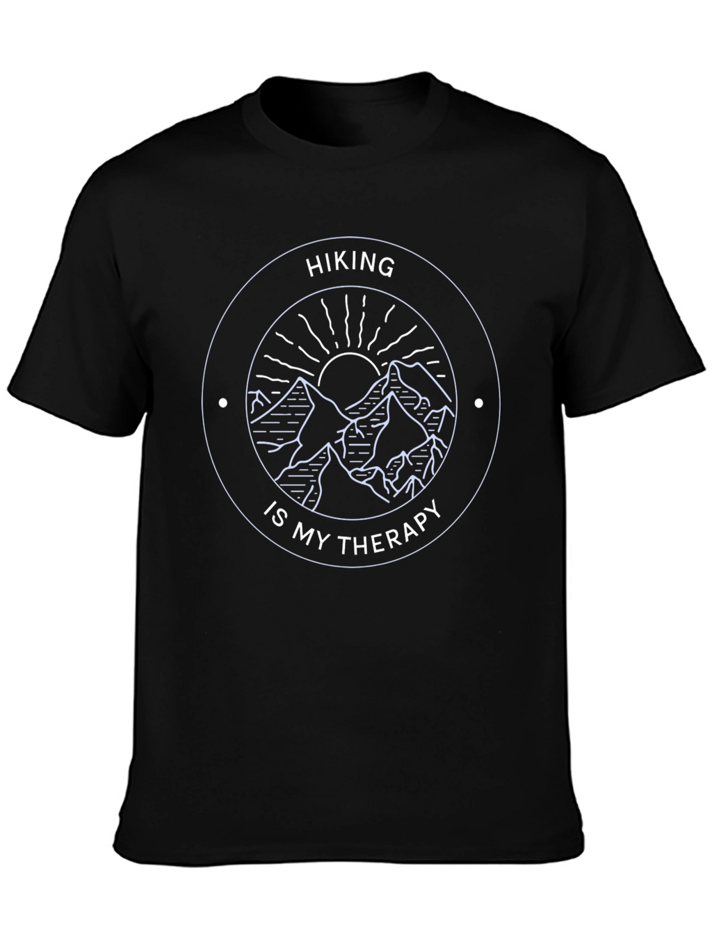 Hiking Is My Therapy Graphic T-Shirt