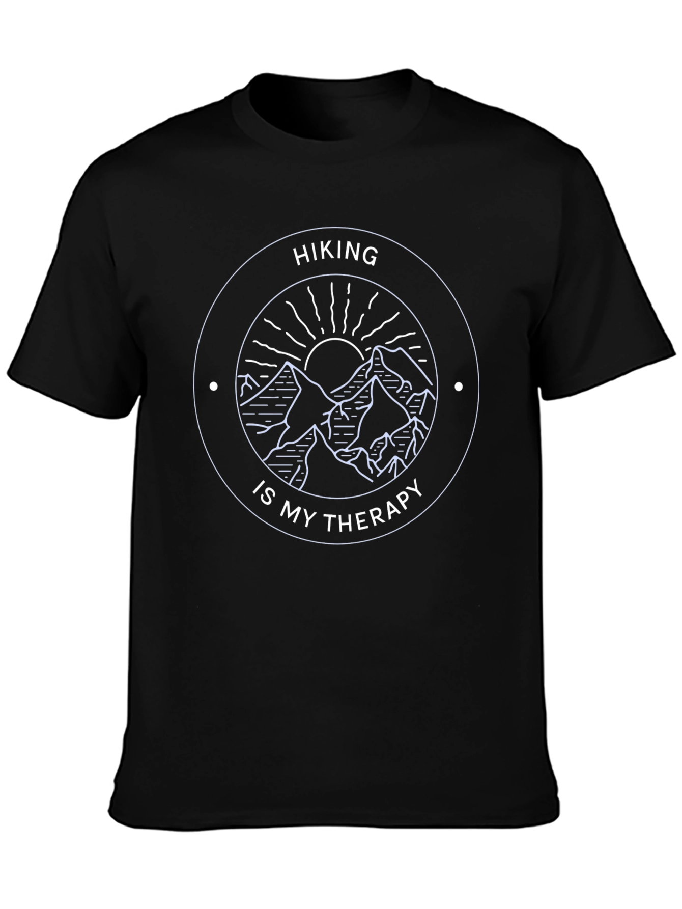 Hiking Is My Therapy Graphic T-Shirt