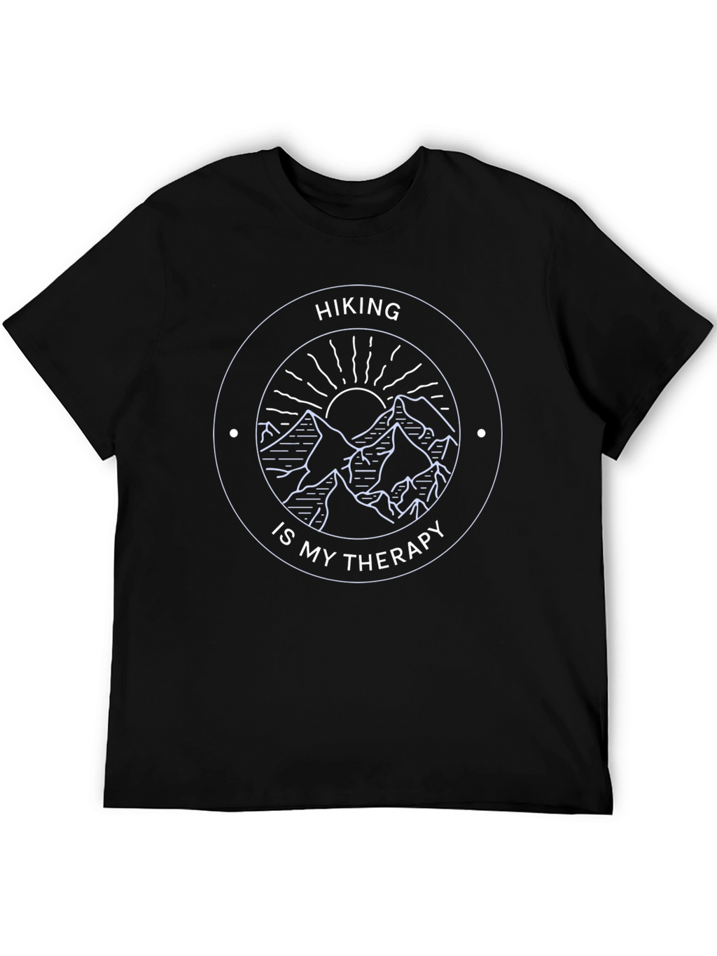 Hiking Is My Therapy Graphic T-Shirt