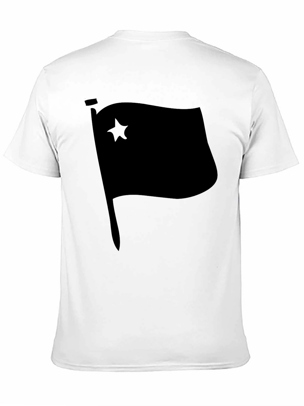 Black Flag with Star Graphic T-Shirt