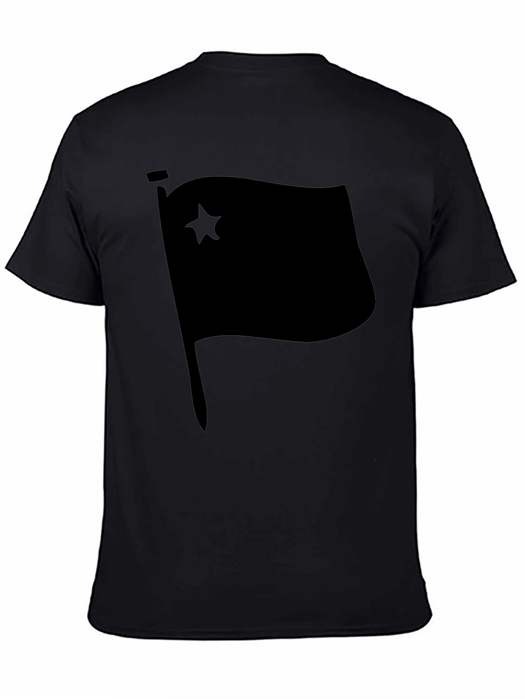 Black Flag with Star Graphic T-Shirt