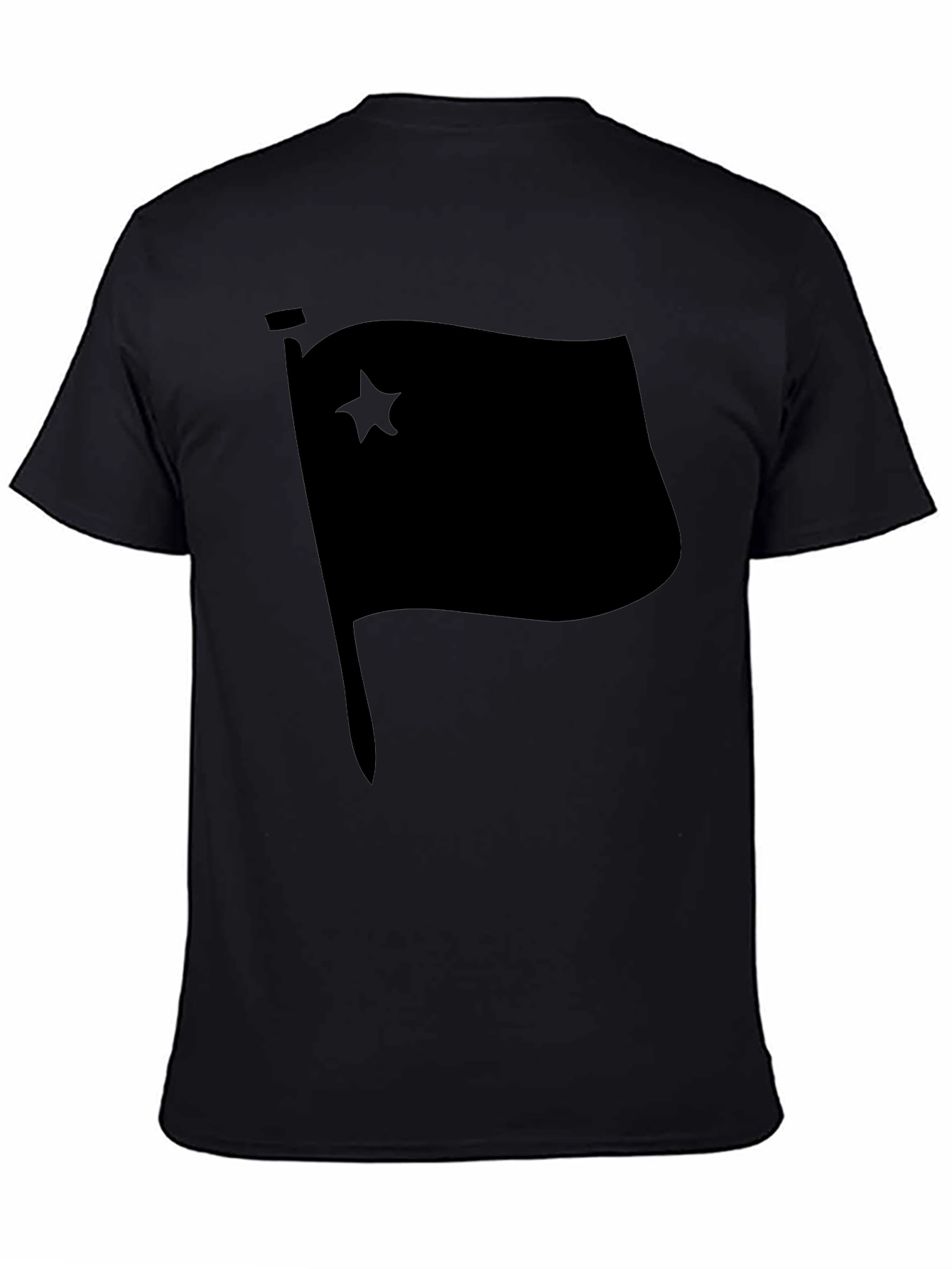 Black Flag with Star Graphic T-Shirt