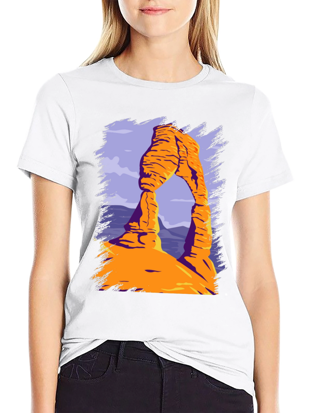 Arches National Park Graphic Tee - Desert Landscape T-Shirt