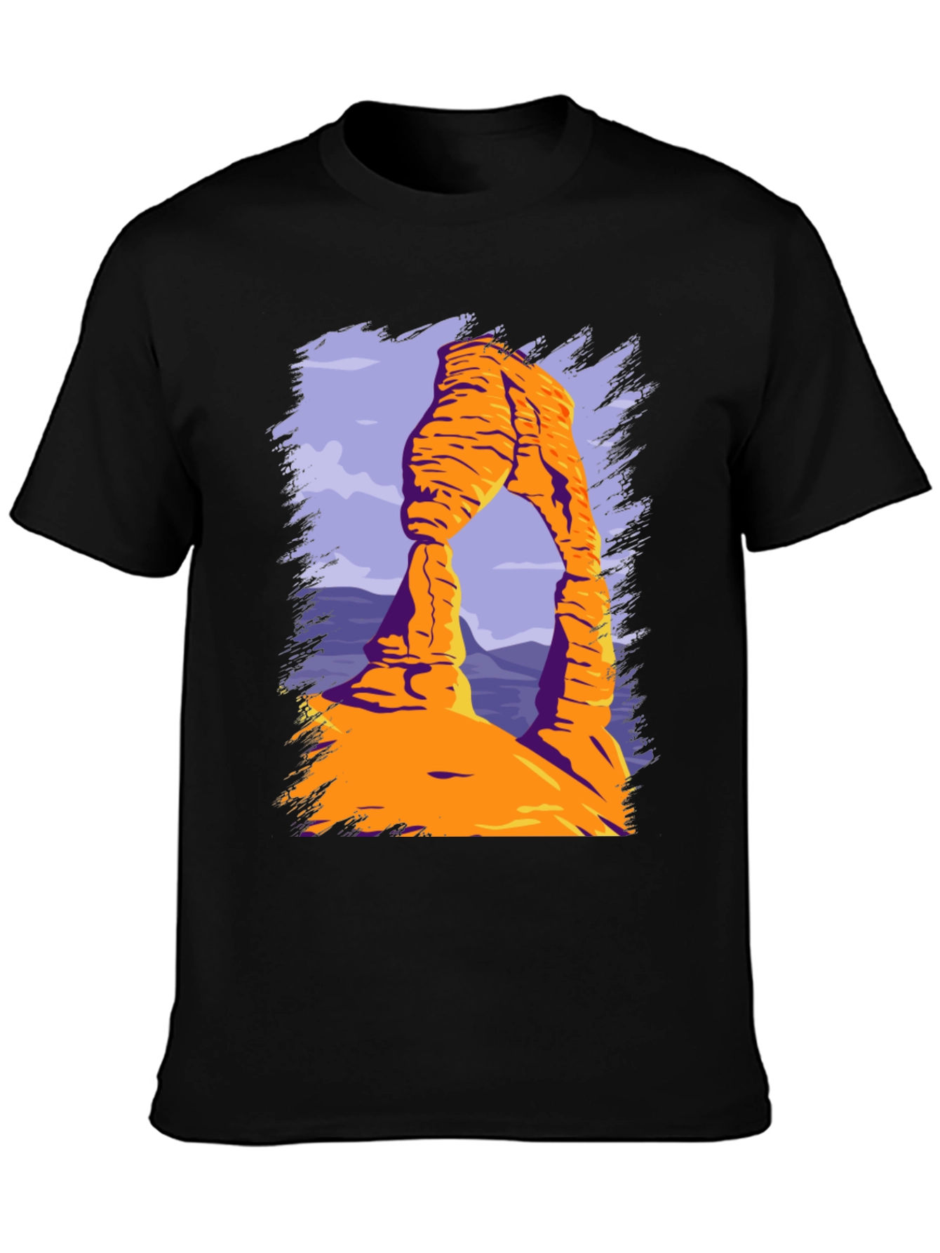 Arches National Park Graphic Tee - Desert Landscape T-Shirt