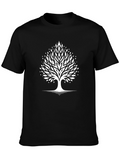 Nature Tree Graphic Tee - Black
