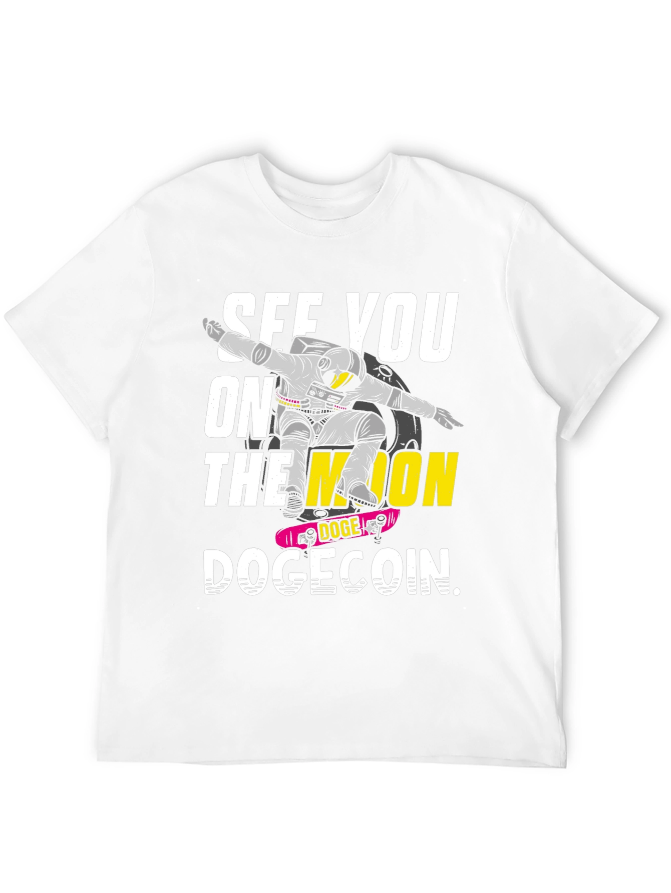 See You On the Moon Dogecoin Crypto T-Shirt