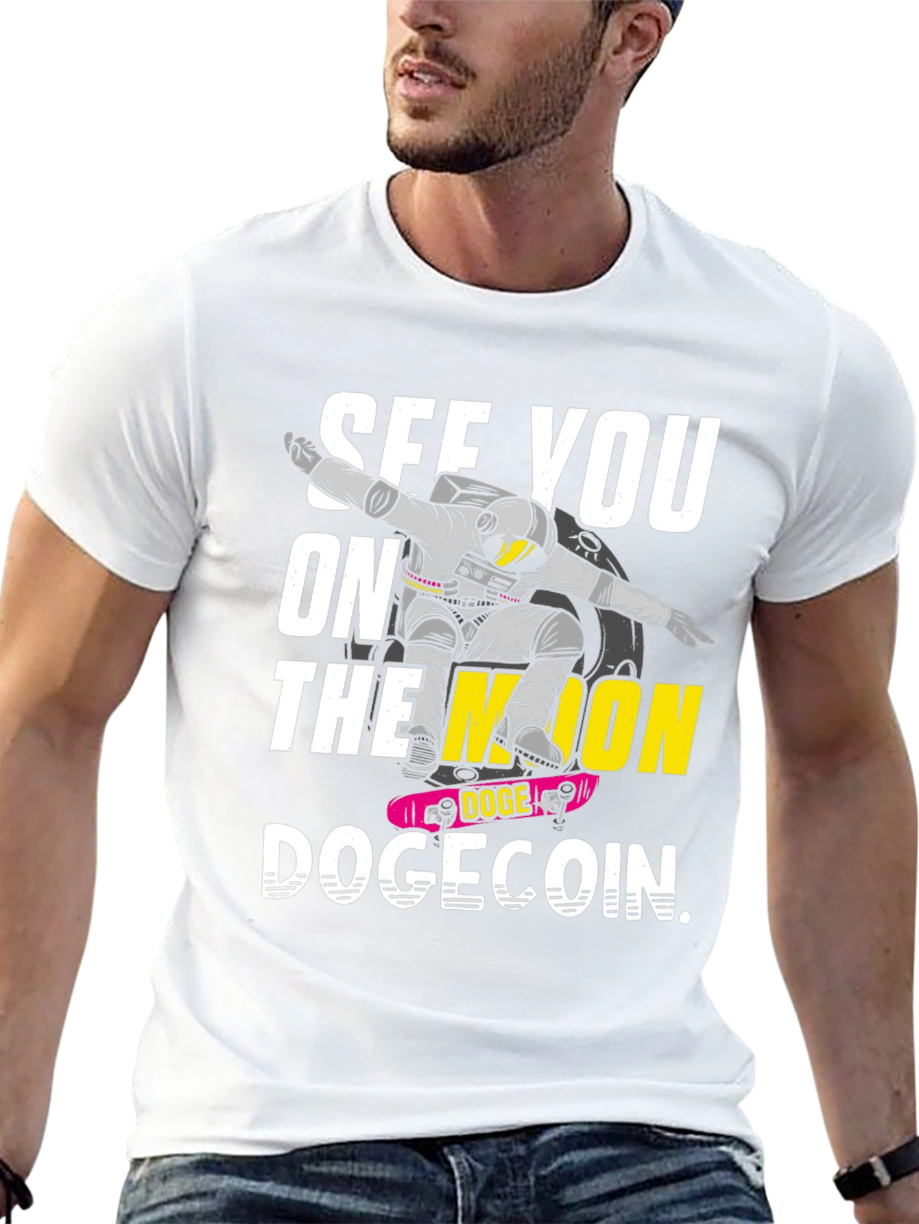 See You On the Moon Dogecoin Crypto T-Shirt