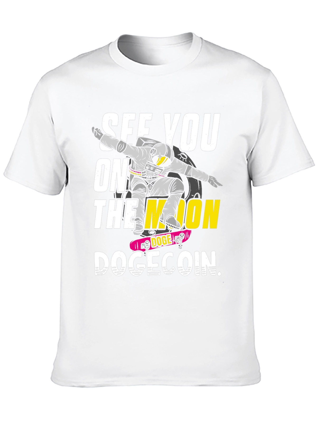 See You On the Moon Dogecoin Crypto T-Shirt