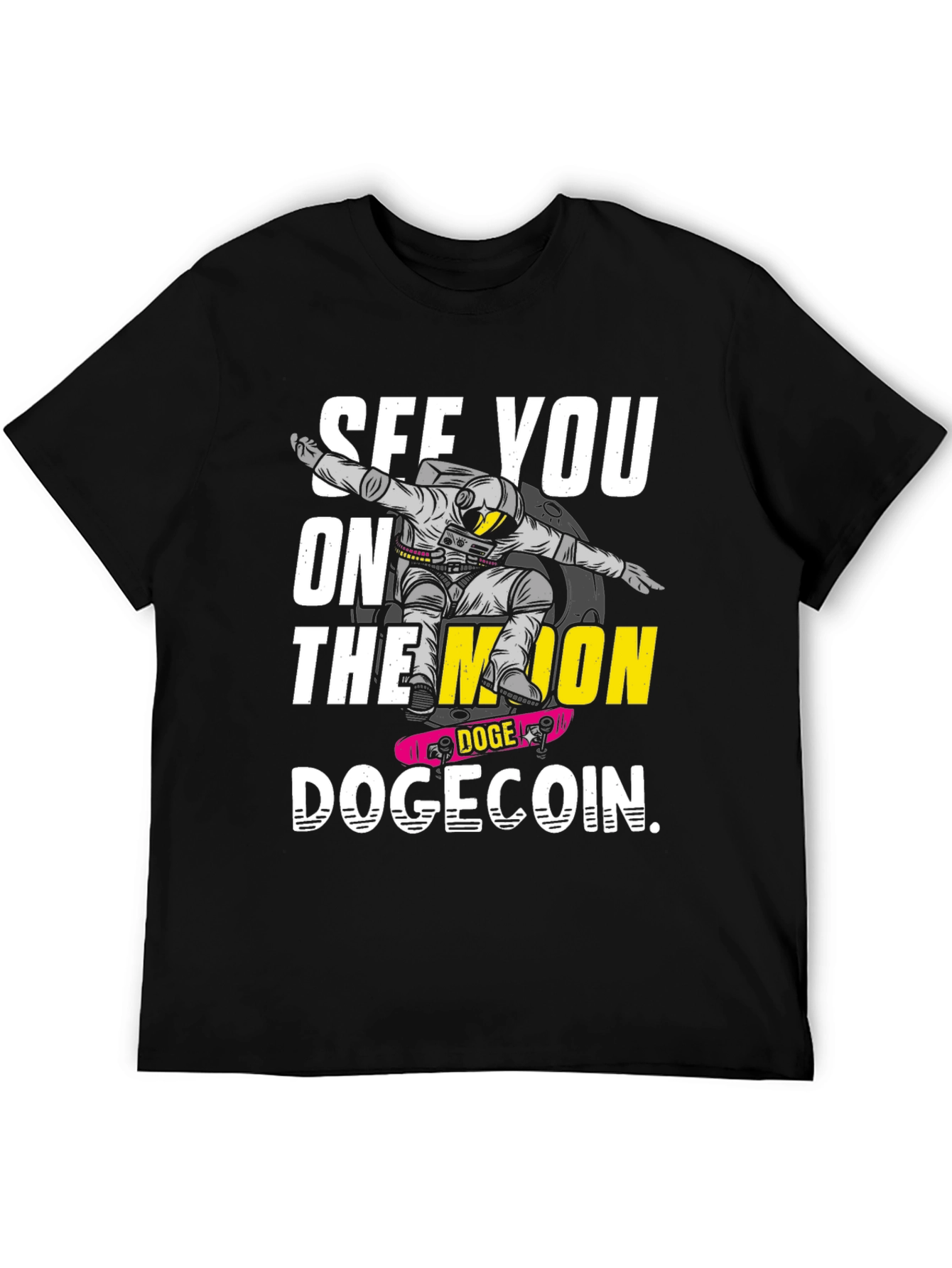 See You On the Moon Dogecoin Crypto T-Shirt