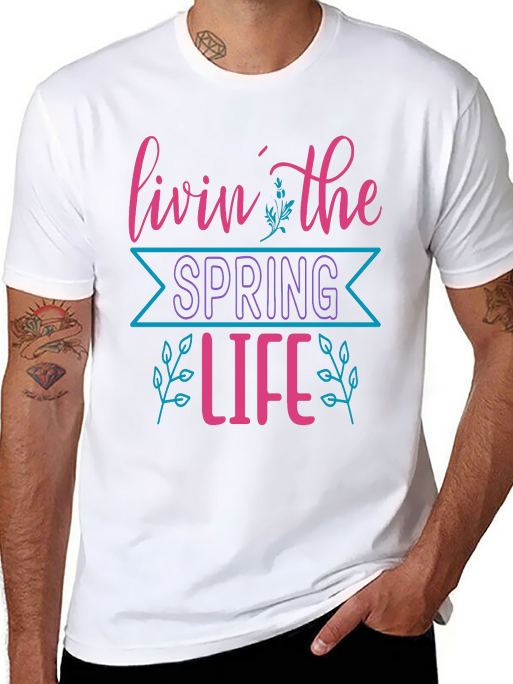 Livin the Spring Life Graphic Tee