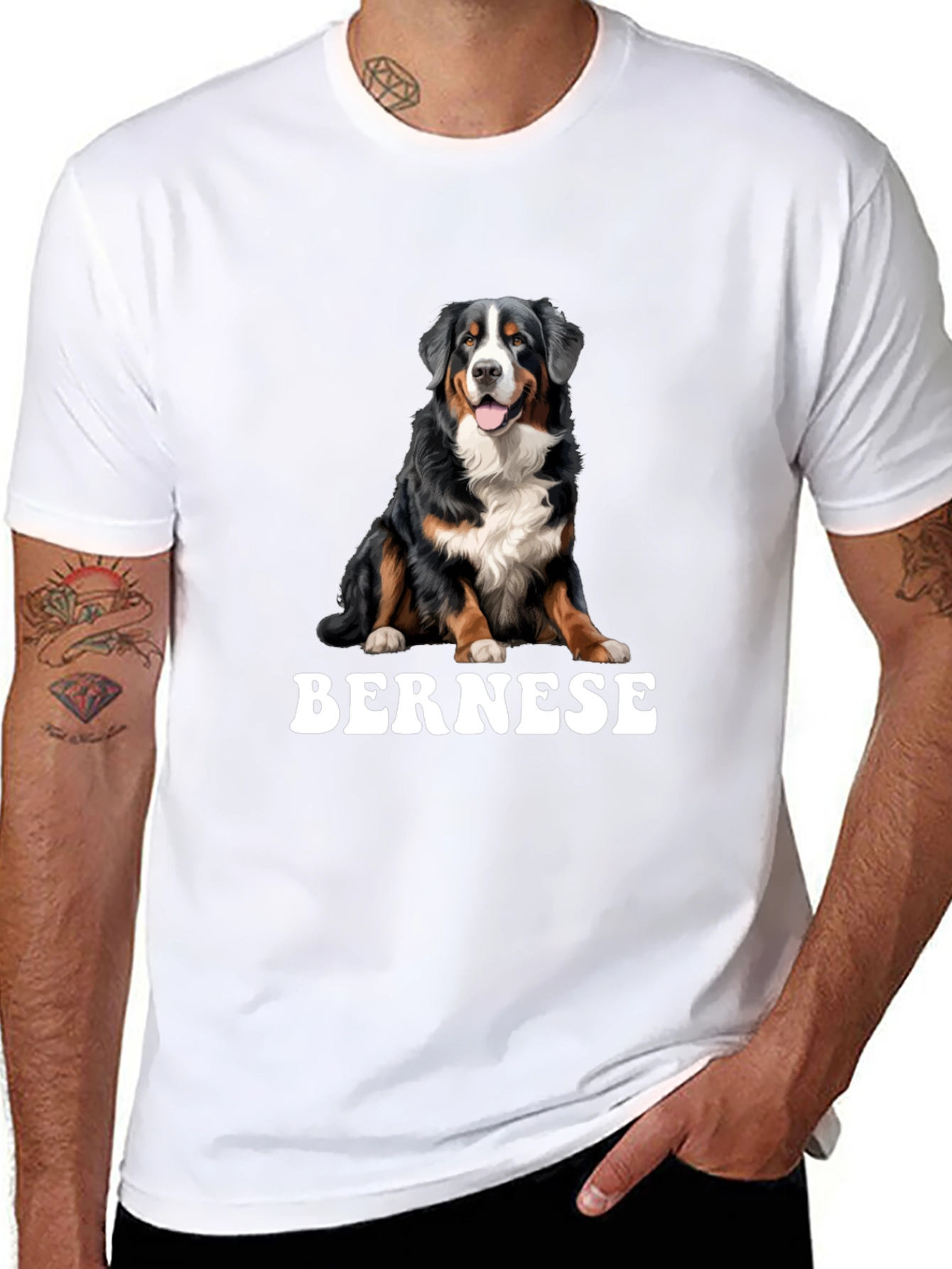 Bernese Mountain Dog Graphic T-Shirt