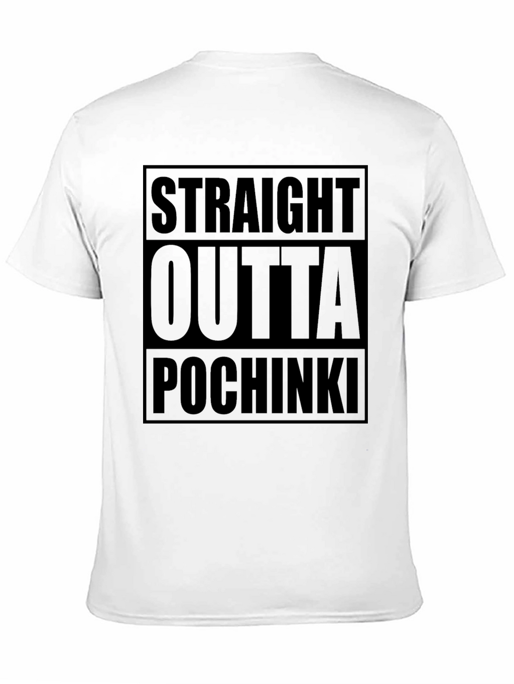 Straight Outta Pochinki T-Shirt - Gaming Apparel