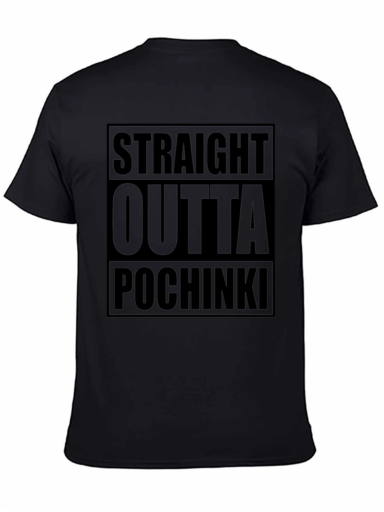 Straight Outta Pochinki T-Shirt - Gaming Apparel
