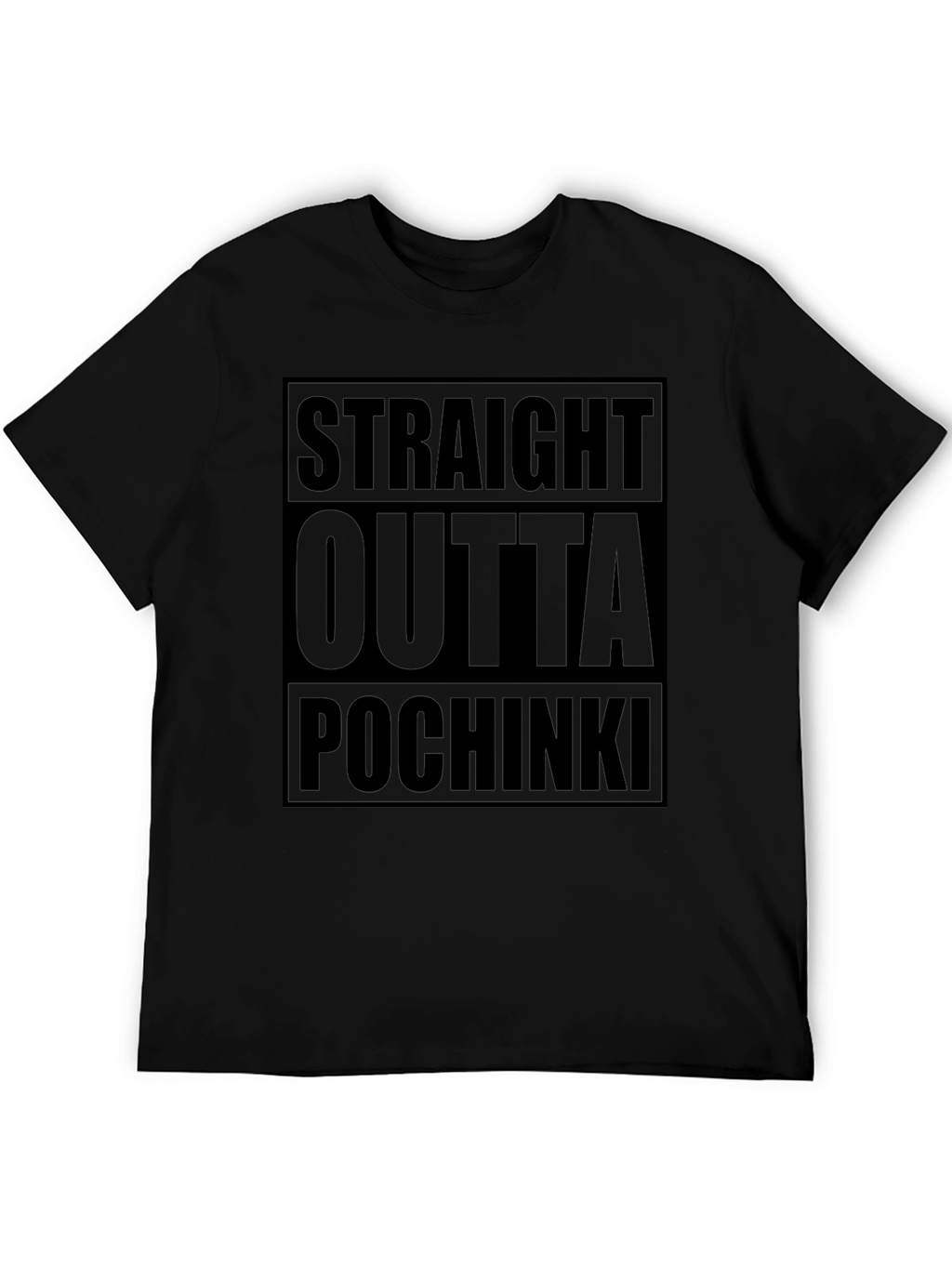 Straight Outta Pochinki T-Shirt - Gaming Apparel