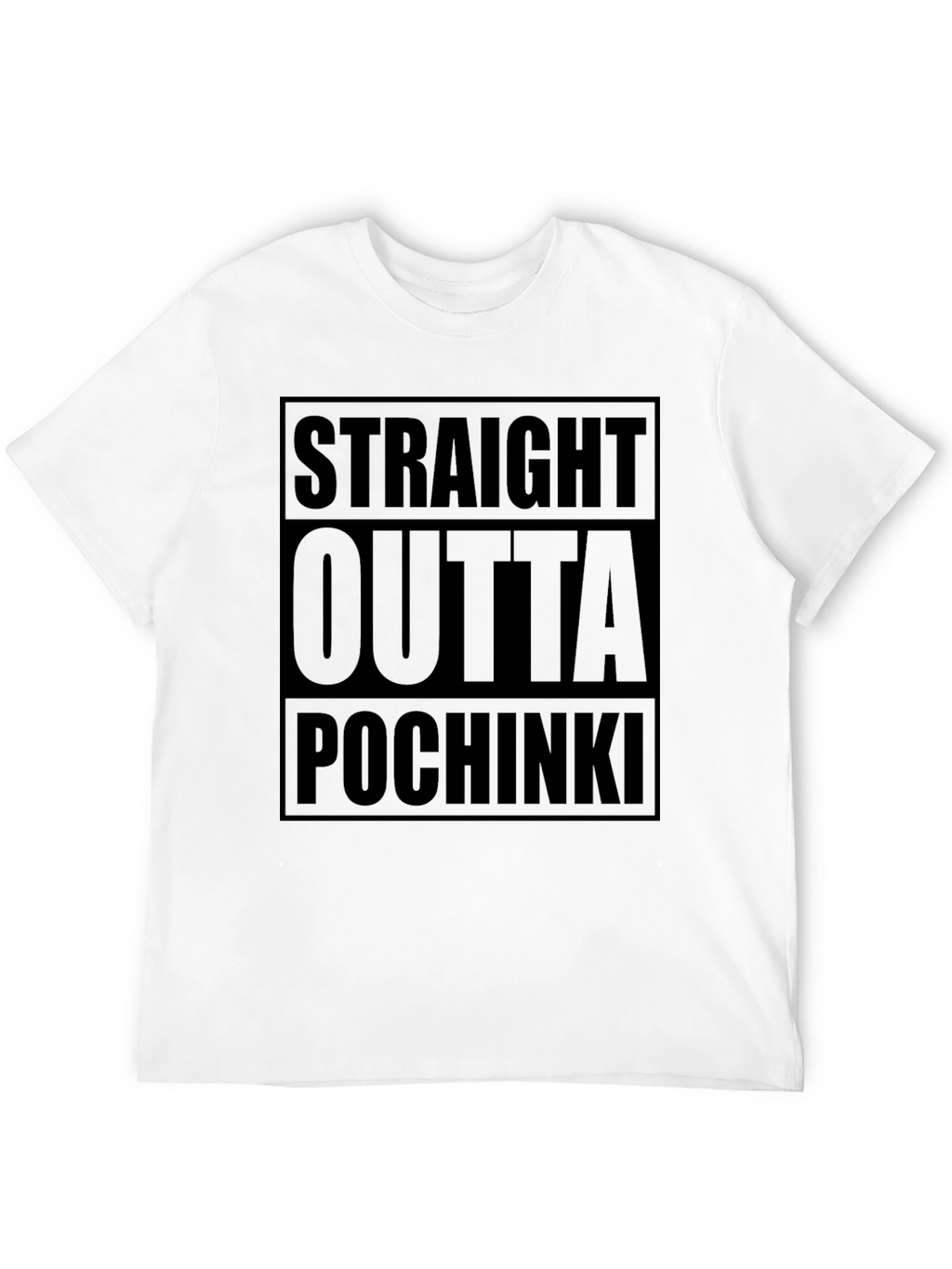 Straight Outta Pochinki T-Shirt - Gaming Apparel
