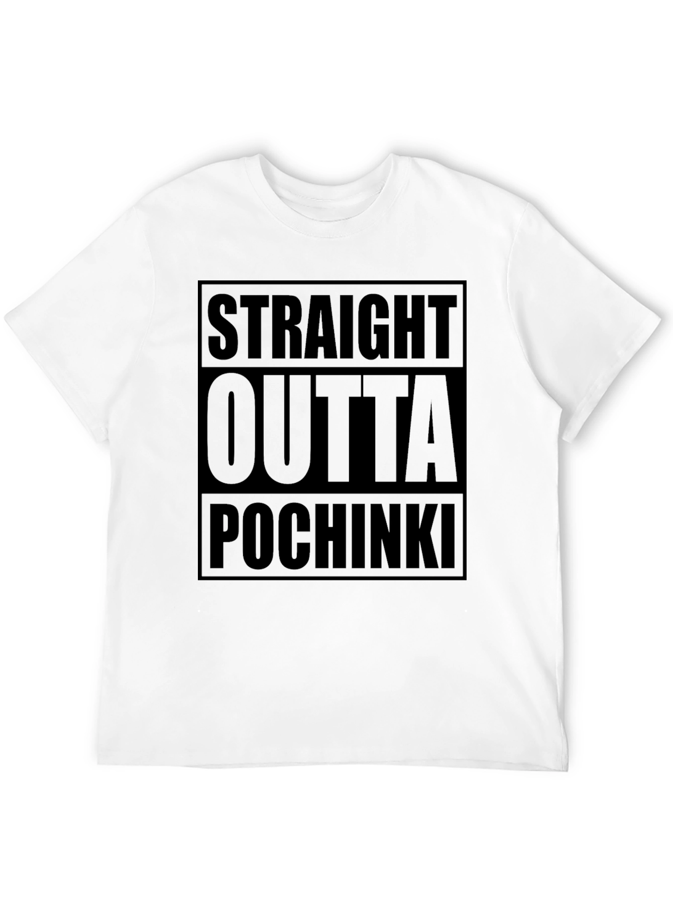 Straight Outta Pochinki T-Shirt - Gaming Apparel