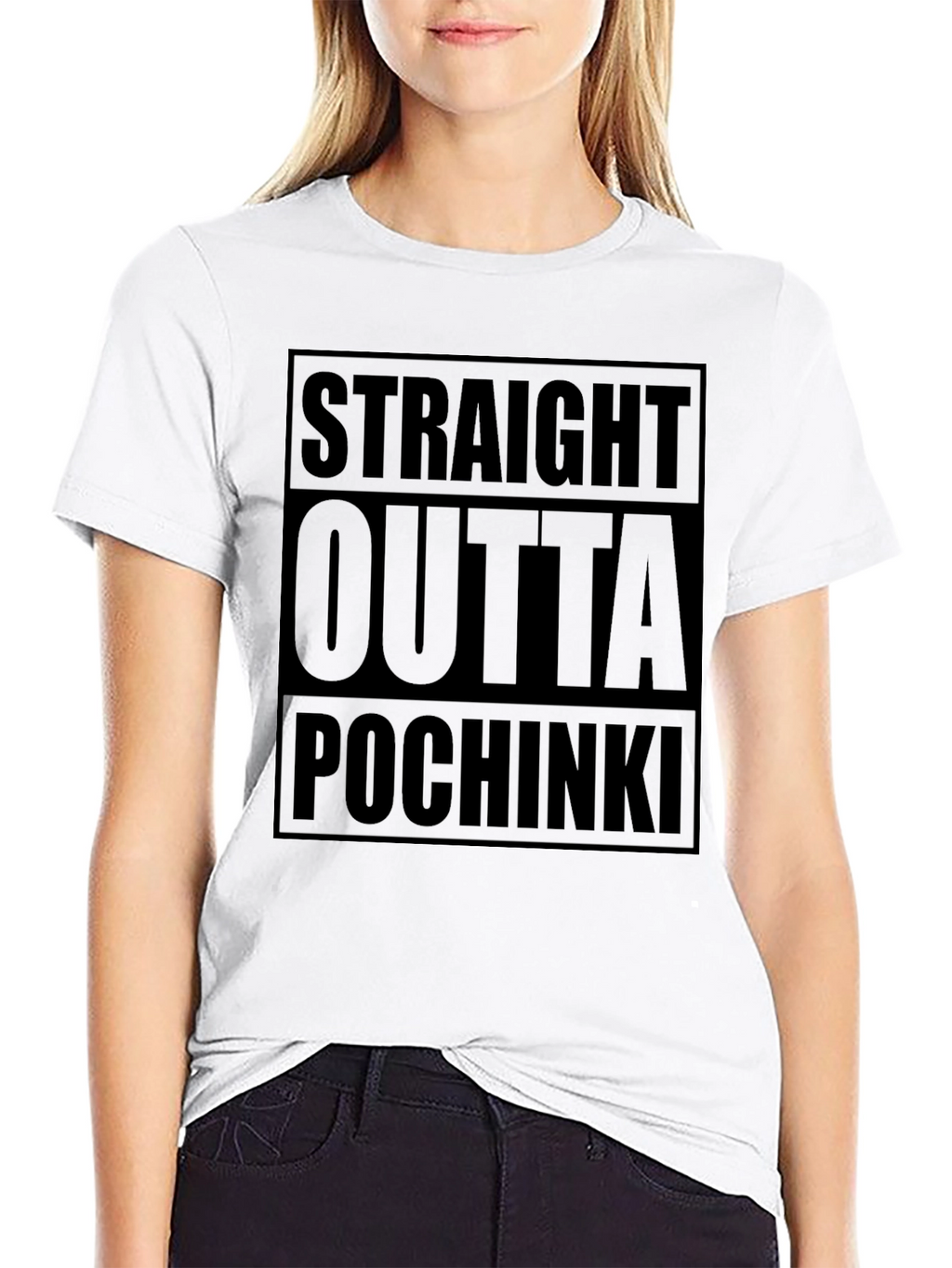 Straight Outta Pochinki T-Shirt - Gaming Apparel