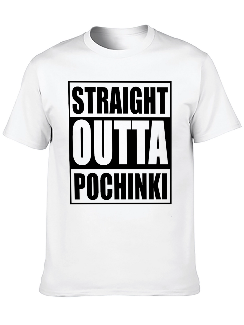 Straight Outta Pochinki T-Shirt - Gaming Apparel