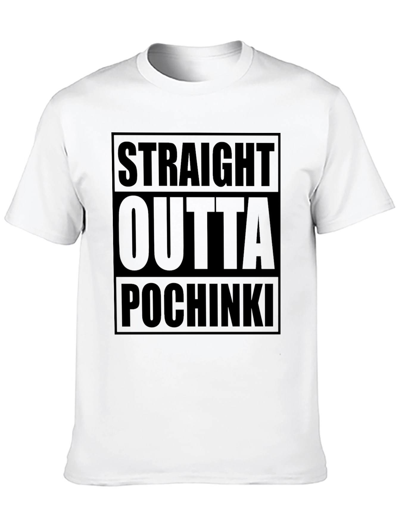 Straight Outta Pochinki T-Shirt - Gaming Apparel
