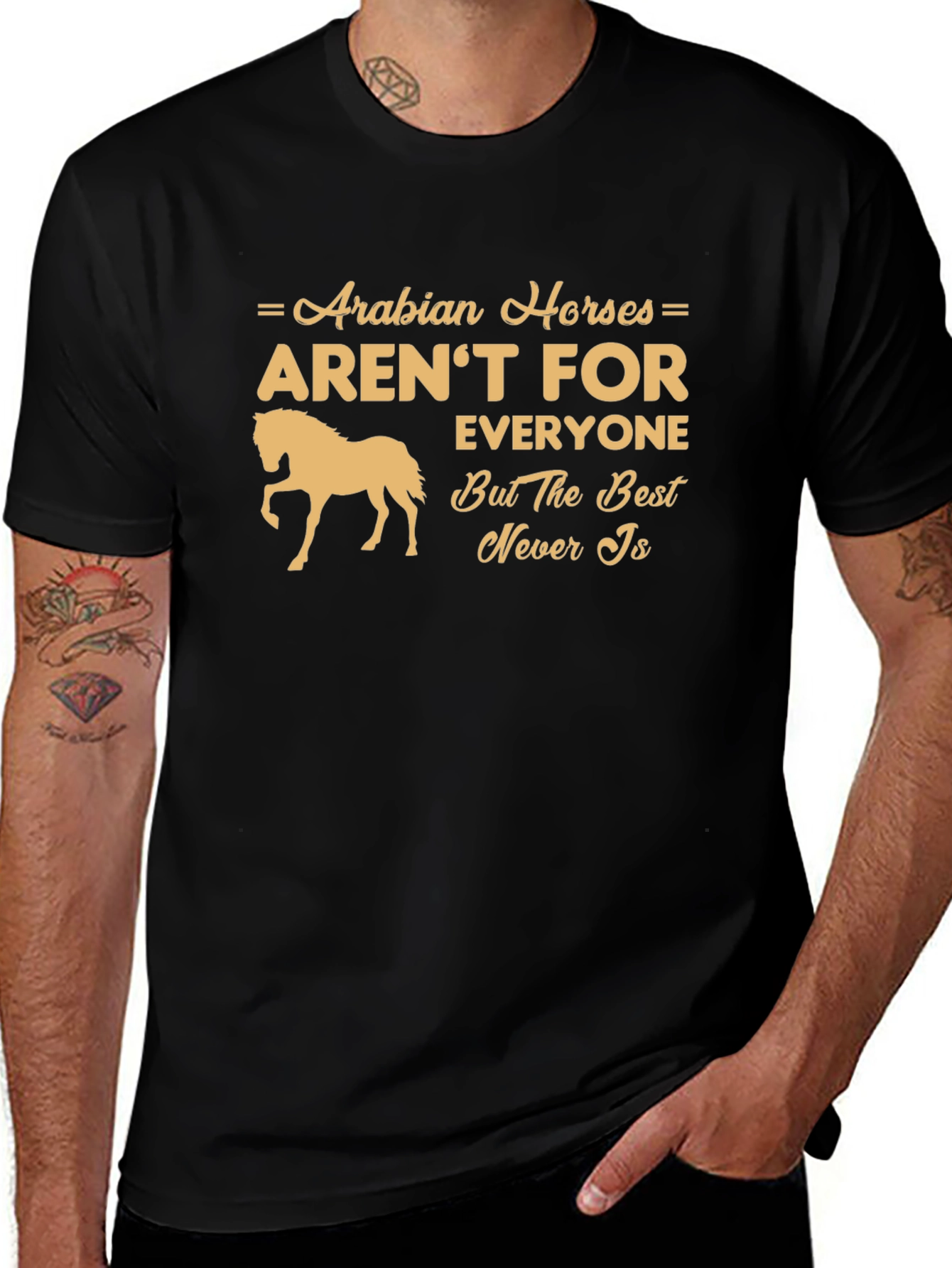 Arabian Horses Graphic Tee - Best Never Is T-Shirt