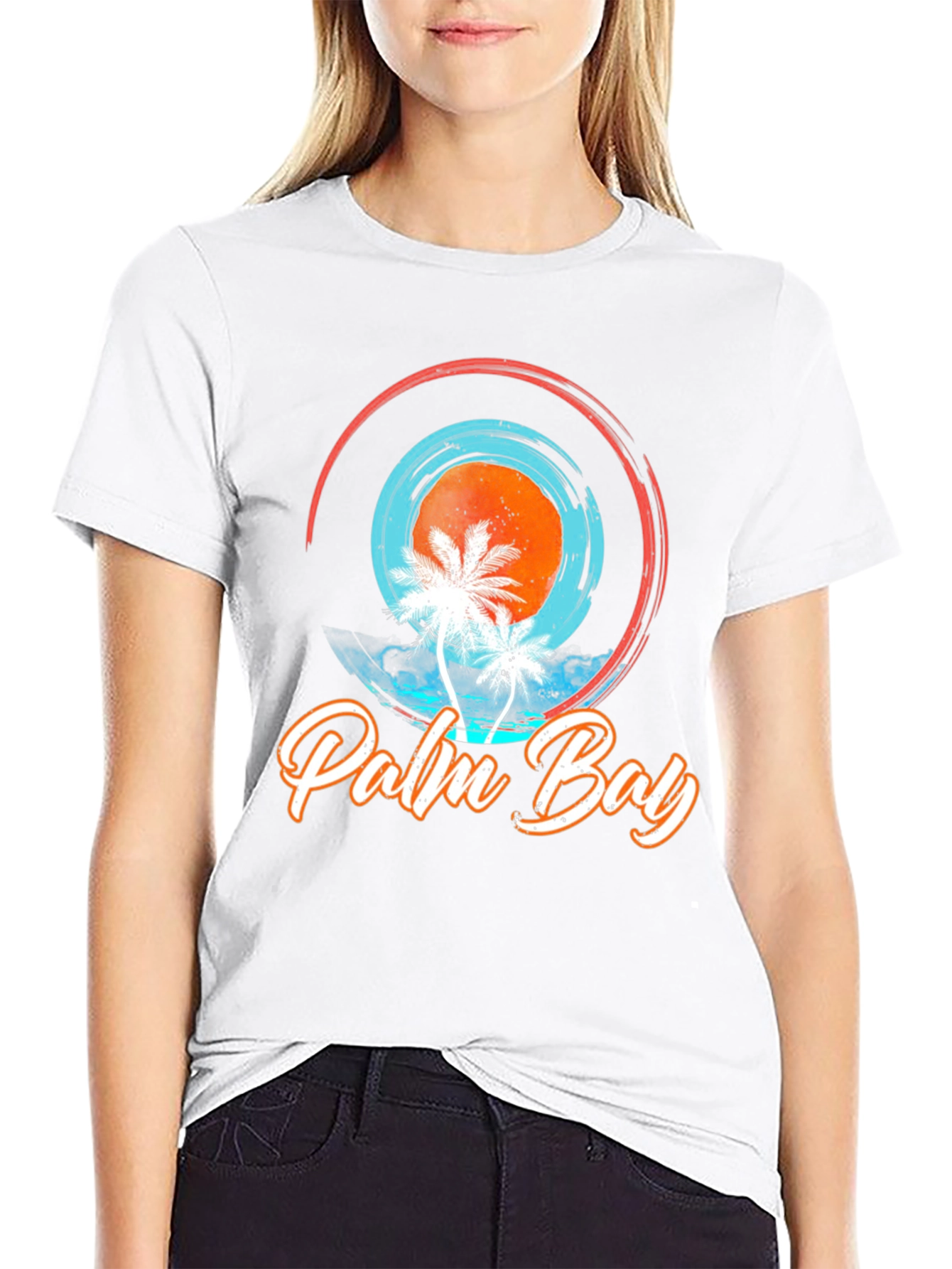 Palm Bay Graphic Tee - Tropical Vibe