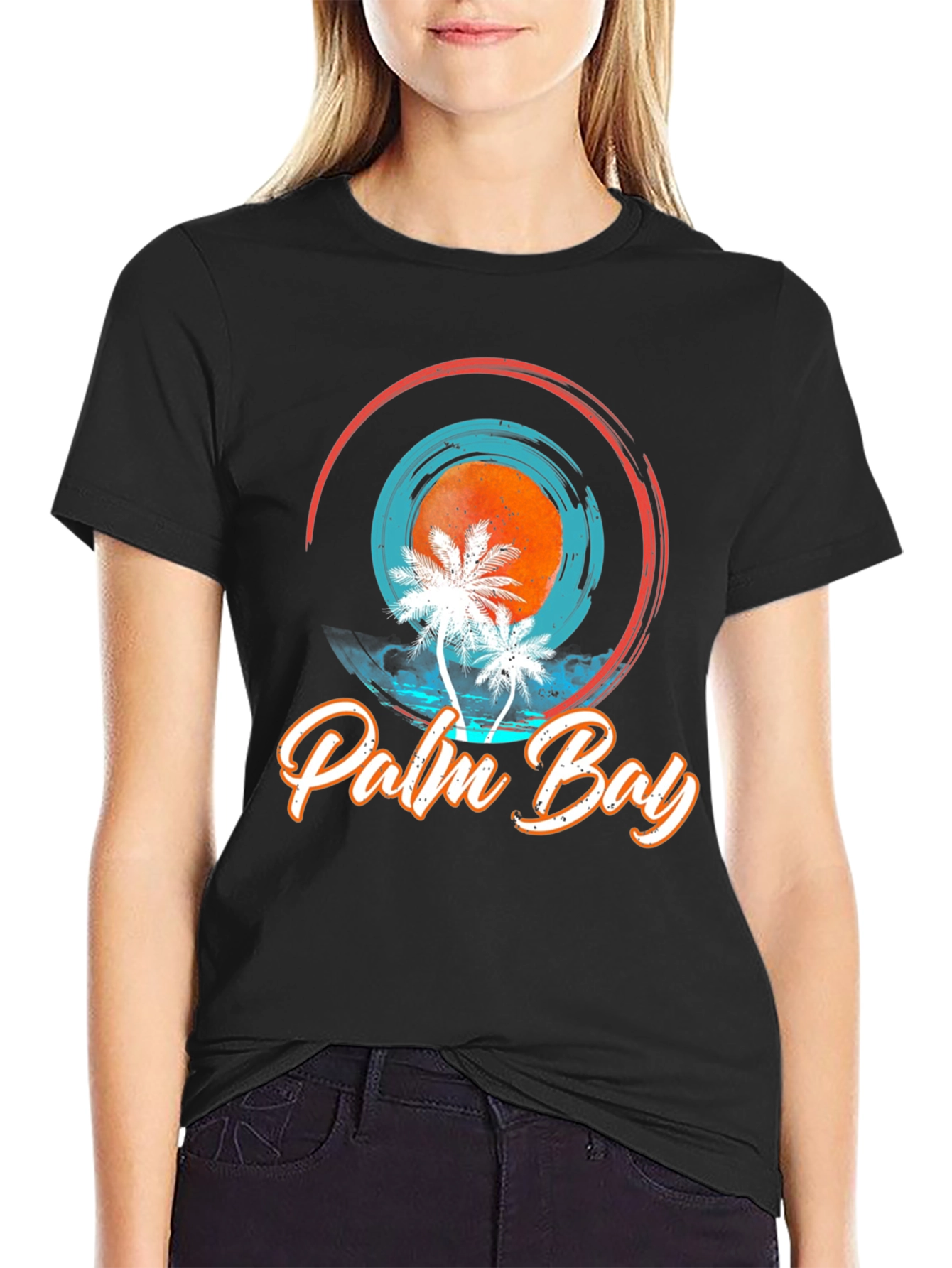 Palm Bay Graphic Tee - Tropical Vibe