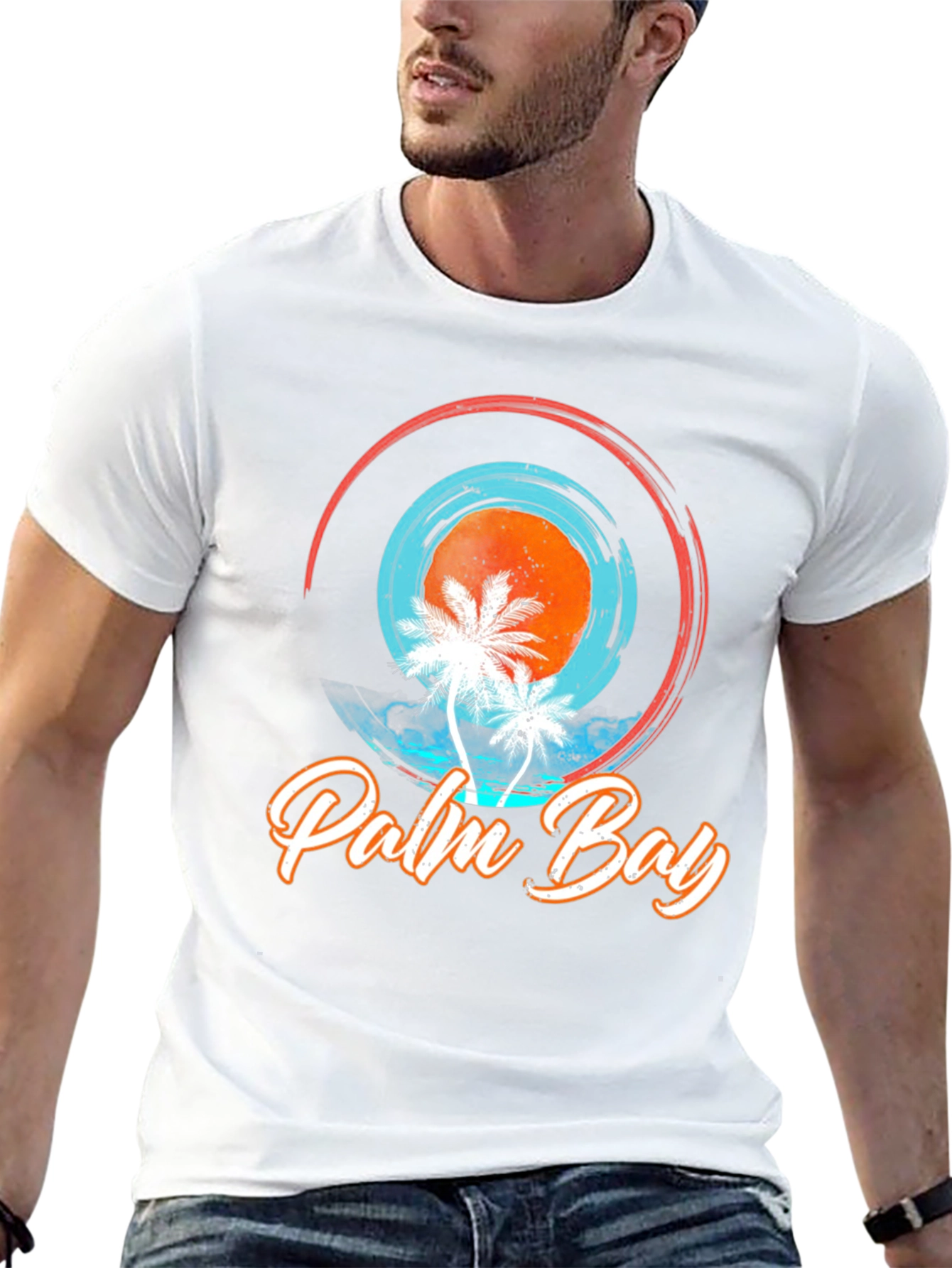 Palm Bay Graphic Tee - Tropical Vibe