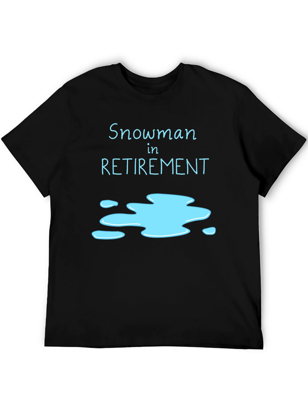 Snowman in Retirement Graphic T-Shirt