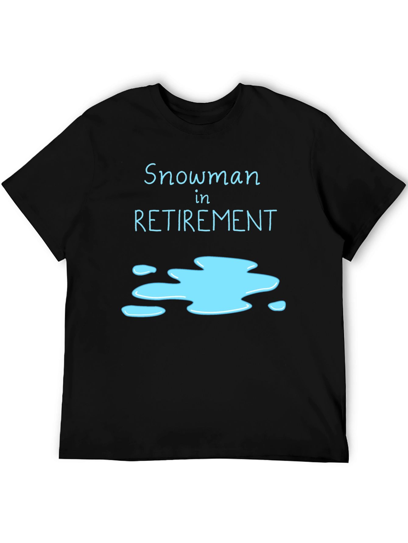 Snowman in Retirement Graphic T-Shirt