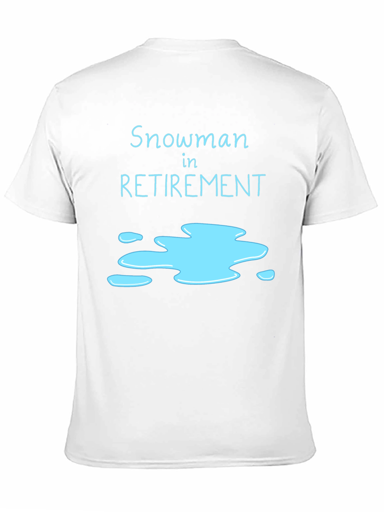 Snowman in Retirement Graphic T-Shirt