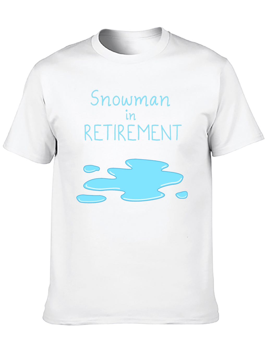 Snowman in Retirement Graphic T-Shirt