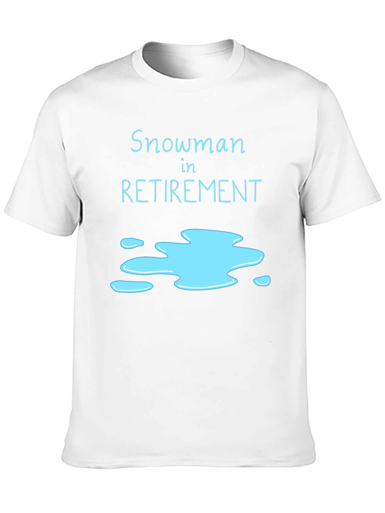 Snowman in Retirement Graphic T-Shirt